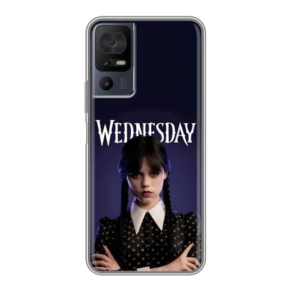 Чехол с рисунком «Wednesdey» для TCL 40 SE