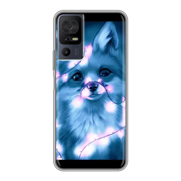 Чехол с рисунком «Яркая Лиса» для TCL 40 SE Чехол с рисунком «Яркая Лиса» для TCL 40 SE