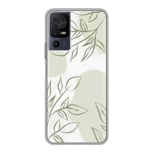 Чехол цветочный дизайн для TCL 40 SE