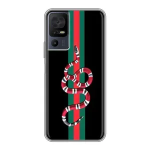 Чохли бренд ГУЧЧІ для TCL 40 SE (Змій Гуччі)