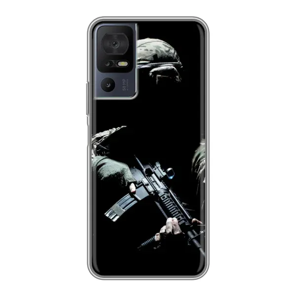 Чехол с рисунком «ЗСУ снайпер» для TCL 40 SE Чехол с рисунком «ЗСУ снайпер» для TCL 40 SE