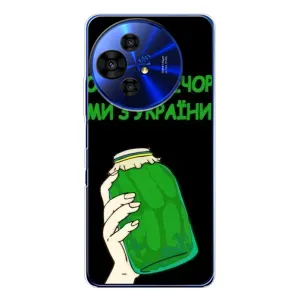 Чехол на TCL 50 NxtPaper Украинский дизайн (Банка, Доброго вечора)
