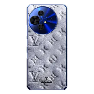 Текстурний Чохол Louis Vuitton для TCL 50 НxtPaper (Білий ЛВ)