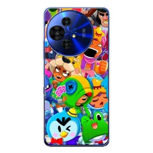 Силиконовый Чехол на TCL 50 NxtPaper с картинкой Brawl Stars