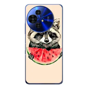 Силиконовый Чехол с Енотами на TCL 50 NxtPaper (Енот)