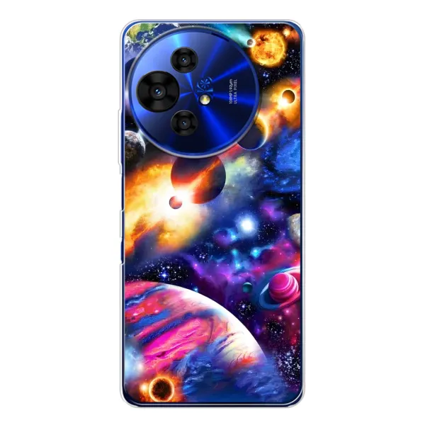 Чехол с рисунком «Космический мир» для TCL 50 NxtPaper