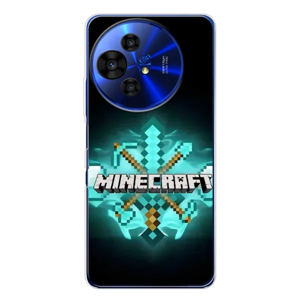 Чехол с рисунком «MineCraft 2» для TCL 50 NxtPaper