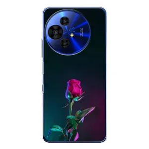 Чехлы с принтом Розочки для TCL 50 NxtPaper (Ночная роза)