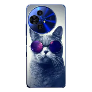 Бампер з зображенням Котиків для TCL 50 НxtPaper (Стильний КОТ)