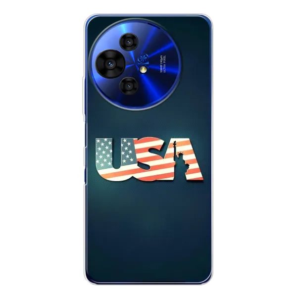 Чехол с рисунком «USA» для TCL 50 NxtPaper Чехол с рисунком «USA» для TCL 50 NxtPaper