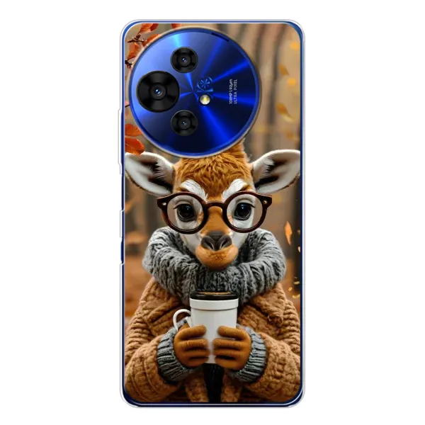 Чехол с рисунком «Жираф с кофе» для TCL 50 NxtPaper Чехол с рисунком «Жираф с кофе» для TCL 50 NxtPaper