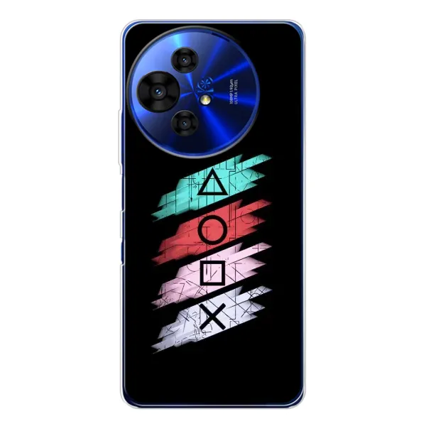 Чехол с рисунком «Значки Sony» для TCL 50 NxtPaper Чехол с рисунком «Значки Sony» для TCL 50 NxtPaper