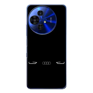 Силиконовый бампер с картинкой машины на TCL 50 Pro NxtPaper (Силует Audi)