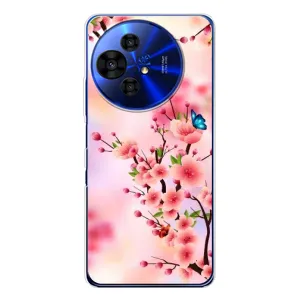 Чохол з картинкою Сакури на TCL 50 Pro NxtPaper (Метелики на сакурі)