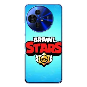 Силиконовый Чехол на TCL 50 Pro NxtPaper с картинкой Brawl Stars
