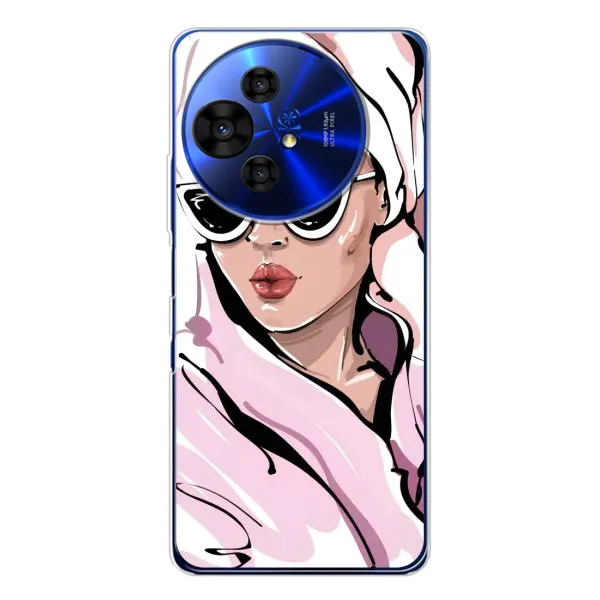 Чехол с рисунком «Девушка в халате» для TCL 50 Pro NxtPaper Чехол с рисунком «Девушка в халате» для TCL 50 Pro NxtPaper