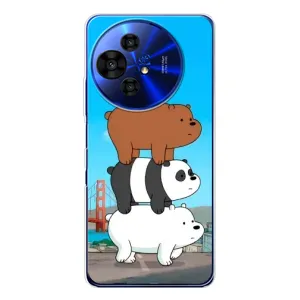 Чехлы с Пандами на TCL 50 Pro NxtPaper (Друзья)