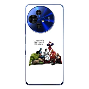 Чехлы для TCL 50 Pro NxtPaper (Для Христиан) (Иисус супергерой)