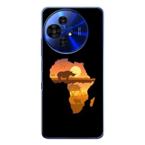 Летний Чехол на TCL 50 Pro NxtPaper (Карта)