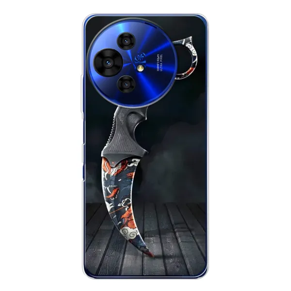 Чехол с рисунком «Кинжал КС ГО» для TCL 50 Pro NxtPaper Чехол с рисунком «Кинжал КС ГО» для TCL 50 Pro NxtPaper