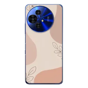 Чохол квітковий дизайн для TCL 50 Pro NxtPaper (Кориневий фон)