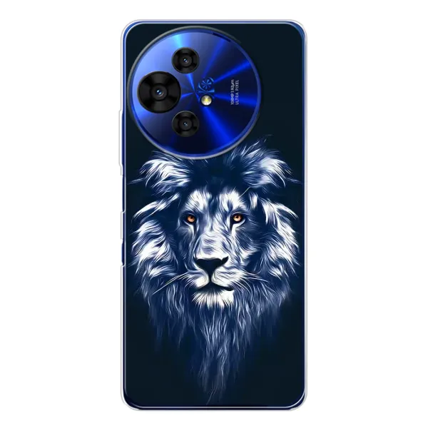 Чехол с рисунком «Лев - синий» для TCL 50 Pro NxtPaper Чехол с рисунком «Лев - синий» для TCL 50 Pro NxtPaper
