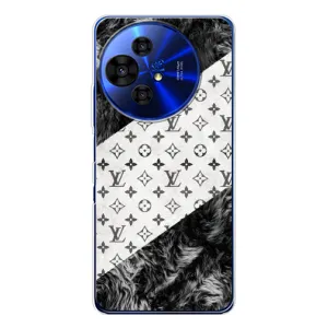 Чохол Стиль Louis Vuitton на TCL 50 Pro NxtPaper (LV на білому)