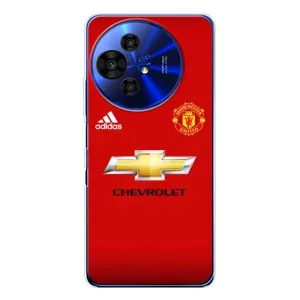 Силиконовые Чехлы принт Футбол на TCL 50 Pro NxtPaper (Man United)