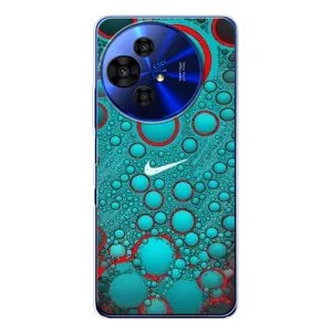 Силиконовый Чехол на TCL 50 Pro NxtPaper с картинкой Nike (Найк зеленый)