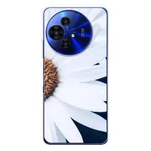Чехол с ромашками на TCL 50 Pro NxtPaper (Пол ромашки)