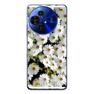 Чехол с ромашками на TCL 50 Pro NxtPaper (Рамка в ромашках)