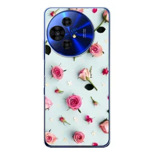 Чохли з принтом Троянд для TCL 50 Pro NxtPaper (Різні квіти)