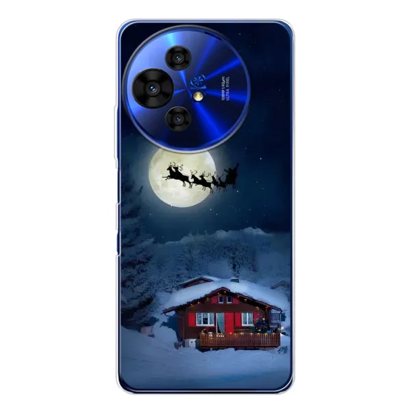 Чехол с рисунком «Санта» для TCL 50 Pro NxtPaper