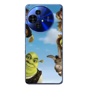 Печатный чехол с принтом Шрек для TCL 50 Pro NxtPaper (Герои Шрек)