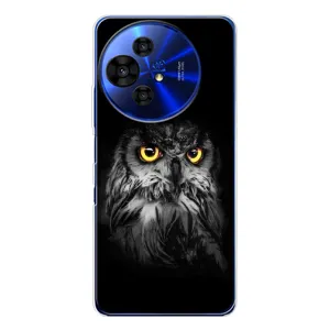 Чохли з принтом СОВИ для TCL 50 Pro NxtPaper (Сова на чорному)