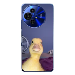 Бампер с принтом Мемы для TCL 50 Pro NxtPaper (Утка)