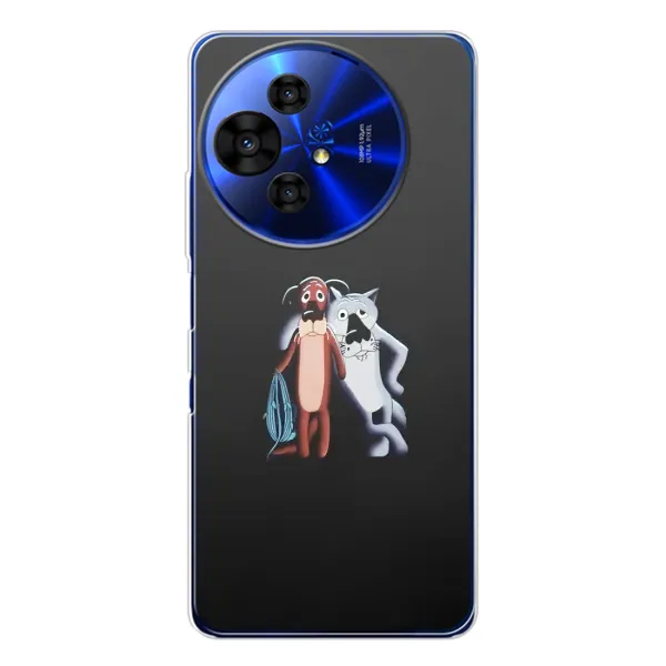 Чехол с рисунком «Шо, опять» для TCL 50 Pro NxtPaper