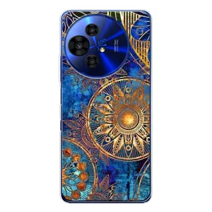 Чехлы со смыслом для TCL 50 Pro NxtPaper (Золотые узоры)