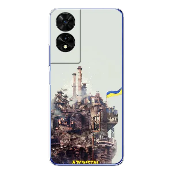 Чехол с рисунком «Азовсталь» для TCL 505