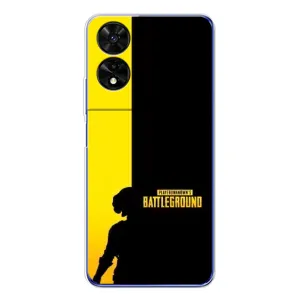 Чехол (TPU) с картинкой "Лого Пабг" на ТКЛ 505 (Battlegrounds)