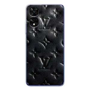 Текстурный Чехол Louis Vuitton для ТКЛ 505 (Черный ЛВ)