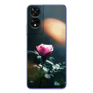 Чехлы с принтом Розочки для TCL 505 (Цветок ночной)