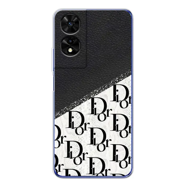 Чехол с рисунком «Диор» для TCL 505