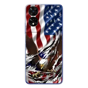 Чехол Флаг USA для TCL 505 (Флаг USA)