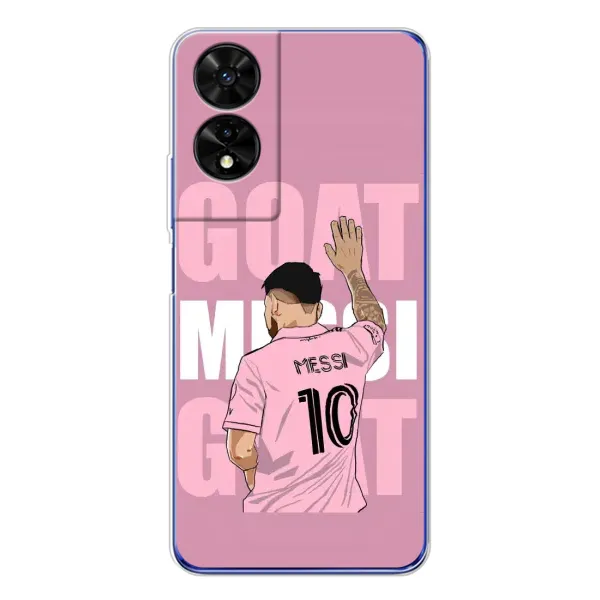 Чехол с рисунком «GOAT MESSI» для TCL 505 Чехол с рисунком «GOAT MESSI» для TCL 505