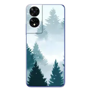 Летний Чехол на TCL 505 (Горный лес)
