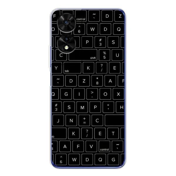 Чехол с рисунком «Клавиатура» для TCL 505 Чехол с рисунком «Клавиатура» для TCL 505