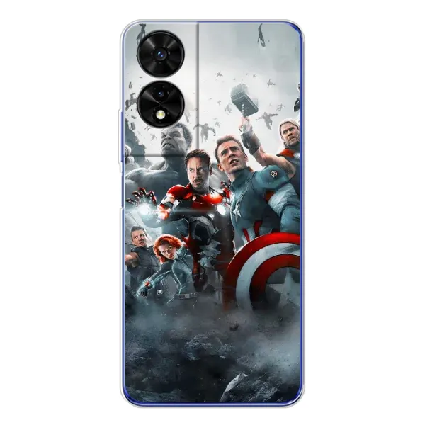 Чехол с рисунком «Команда марвел» для TCL 505