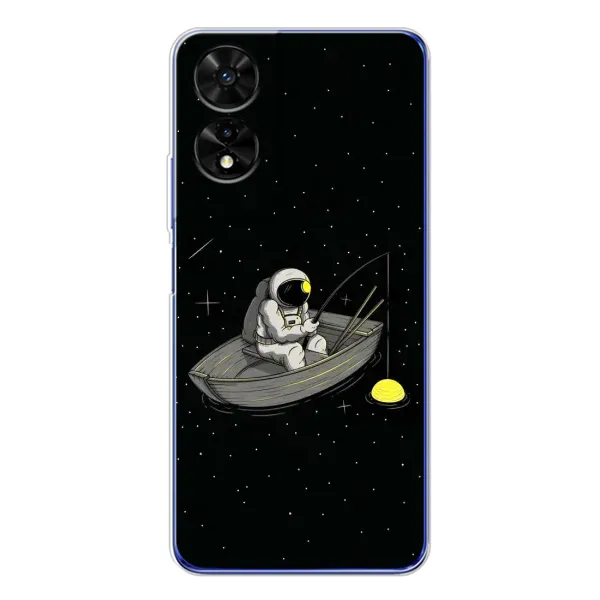 Чехол с рисунком «Космонавт на рыбалке» для TCL 505 Чехол с рисунком «Космонавт на рыбалке» для TCL 505