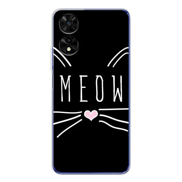 Чехол с рисунком «КОТИК MEOW» для TCL 505 Чехол с рисунком «КОТИК MEOW» для TCL 505
